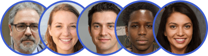 People faces